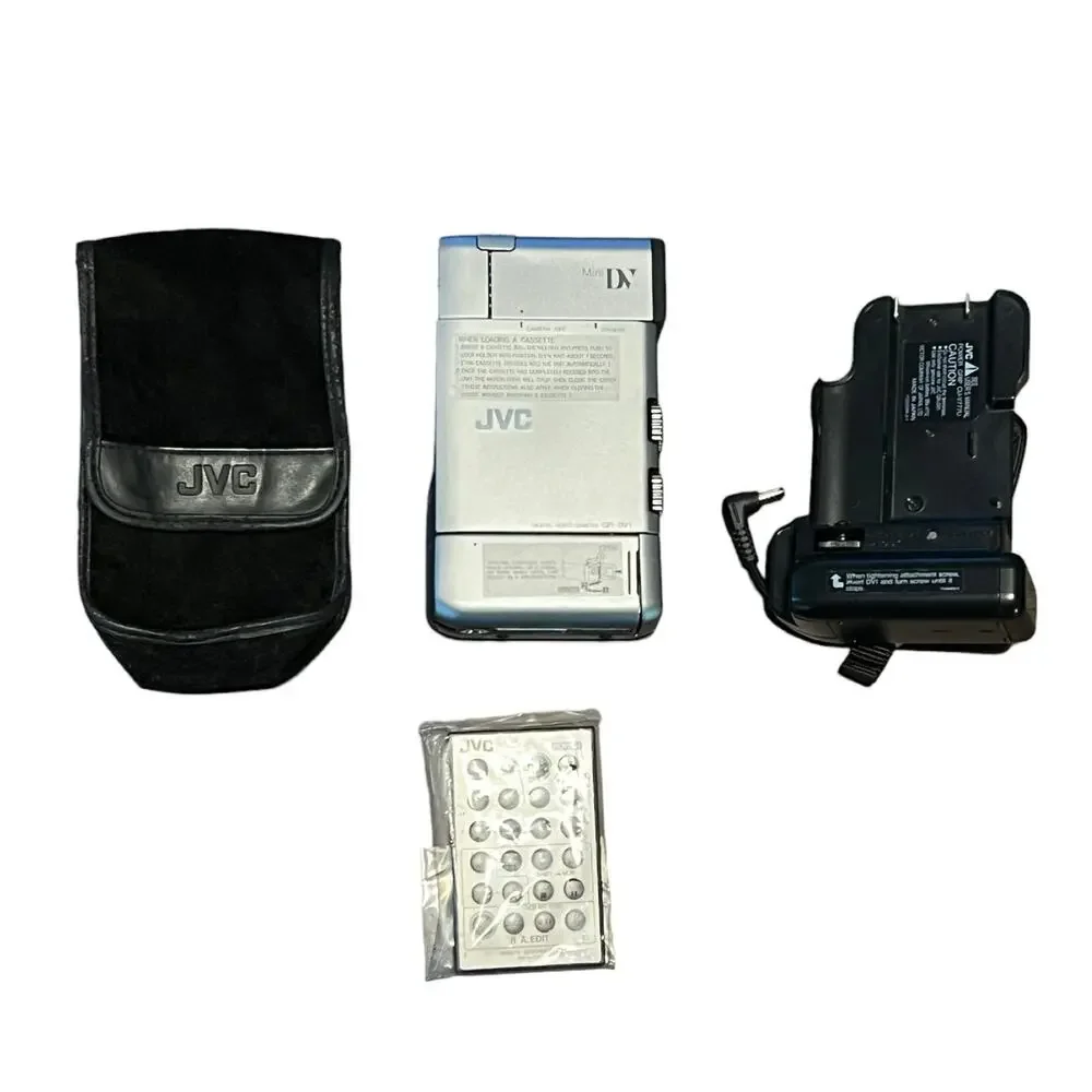 VTG JVC Mini DV Digital‎ Video Camcorder GR-DV1U Camera Bundle and Accessories